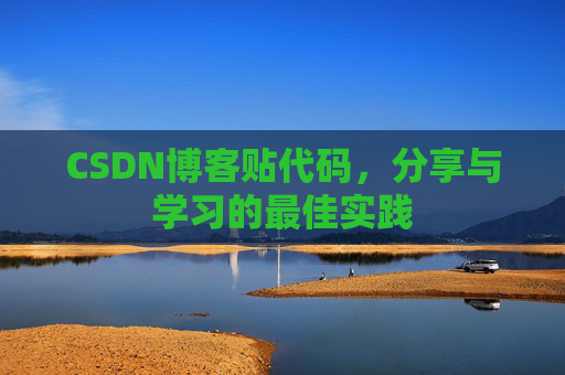 CSDN博客贴代码，分享与学习的最佳实践